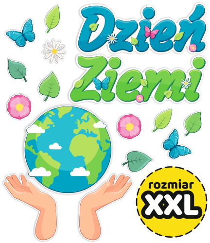 Dekoracja - Dzień Ziemi - wzór 3 (rozmiar XXL)
