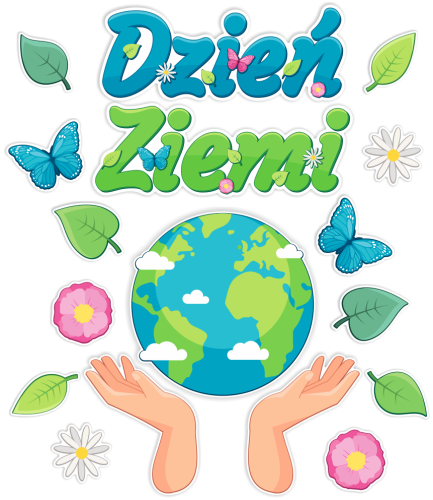 Dekoracja Dzień Ziemi - wzór 3 (~A3, jednostronna)
