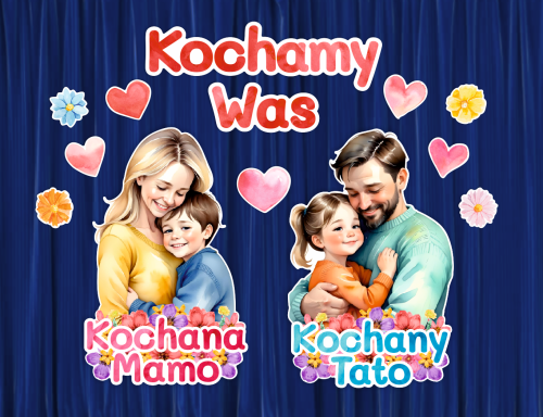 Dekoracja Dzień Mamy i Taty - wzór 5 (rozmiar XXL)