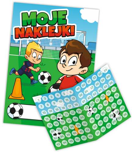 Album Motywacyjny - PIŁKA NOŻNA - wzór 1 (na naklejki 20mm)