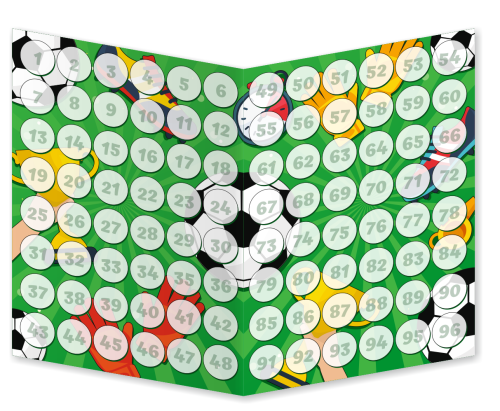 Album Motywacyjny - PIŁKA NOŻNA - wzór 2 (na naklejki 20mm)