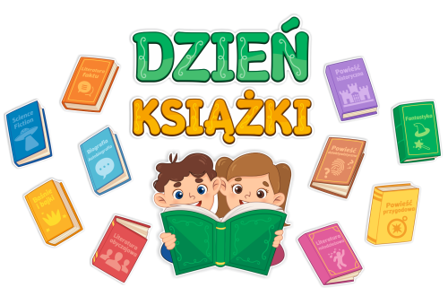 Dekoracja - Dzień Książki - wzór 1 (~A3, jednostronna)