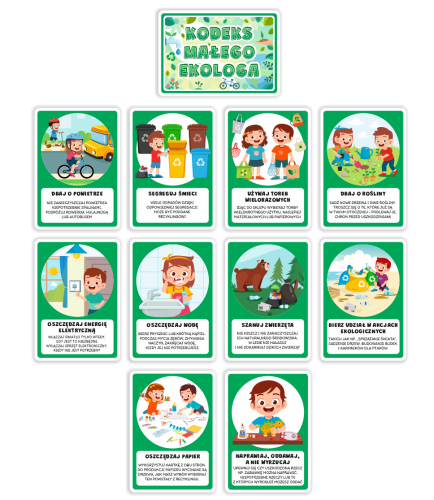 Kodeks Małego Ekologa (11 kart)