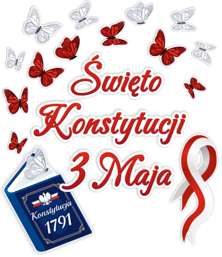 Dekoracja Patriotyczna - Święto Konstytucji 3 Maja - wzór 3 (rozmiar XXL)