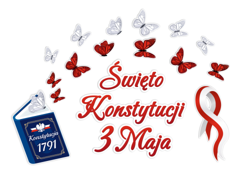 Dekoracja Patriotyczna - Święto Konstytucji 3 Maja - wzór 3 (rozmiar XXL)