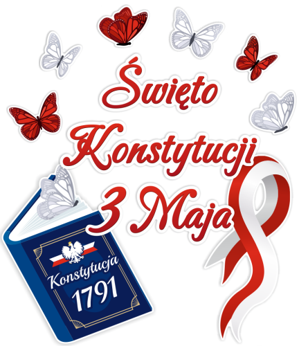 Dekoracja Patriotyczna - Święto Konstytucji 3 Maja (~A3, jednostronna)