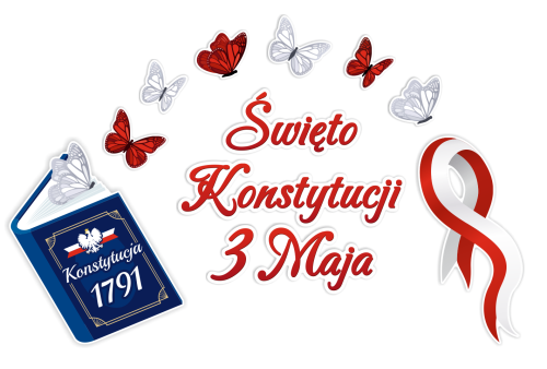 Dekoracja Patriotyczna - Święto Konstytucji 3 Maja (~A3, jednostronna)