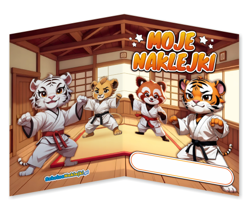 Album Motywacyjny - SZTUKI WALKI - wzór 1 (na naklejki 20mm)