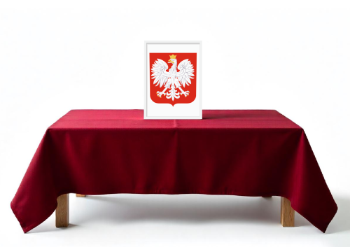 Duże Godło Polski w ramce (format 21x30cm)