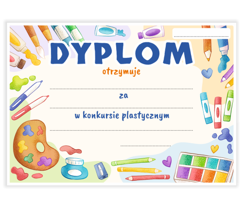 Dyplom: Konkurs Plastyczny