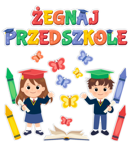 Dekoracja - Żegnaj Przedszkole - wzór 2 (~A3, jednostronna)