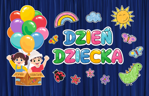 Dekoracja Dzień Dziecka - wzór 2 (rozmiar XXL)
