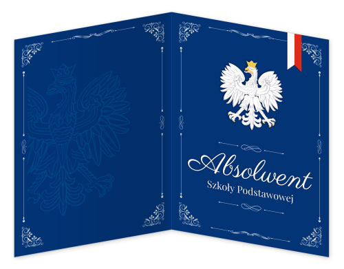Teczka: Absolwent Szkoły Podstawowej - wzór 1 (format A4+)