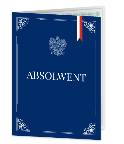 Teczka: Absolwent - wzór 1 (format A4+)
