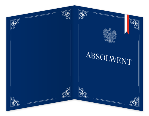 Teczka: Absolwent - wzór 1 (format A4+)