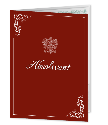Teczka: Absolwent - wzór 3 (format A4+)