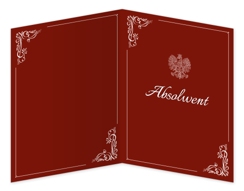 Teczka: Absolwent - wzór 3 (format A4+)