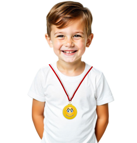 Medal 3D - BUŹKA - wzór 21 (+ tasiemka, + własny napis)