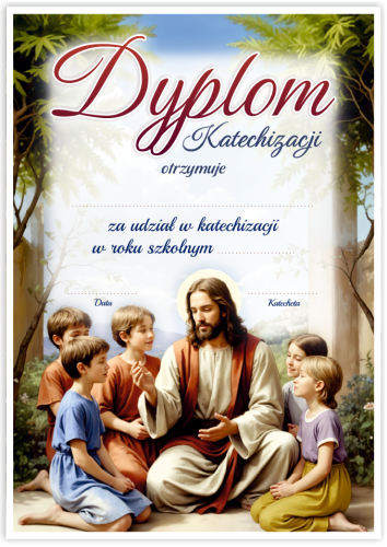 Dyplom: Katechizacji (wzór 11)