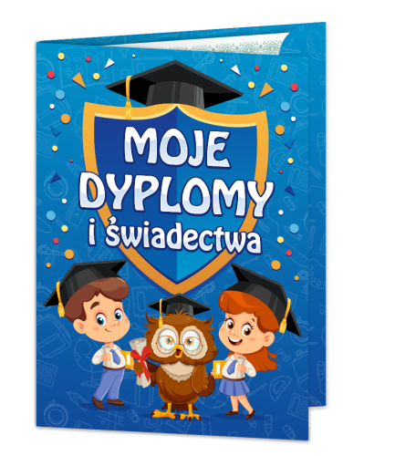 Teczka: Moje Dyplomy i świadectwa - wzór 1 (format A4+)