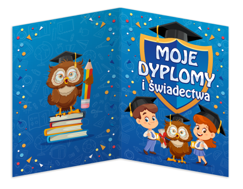 Teczka: Moje Dyplomy i świadectwa - wzór 1 (format A4+)
