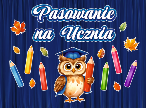 Dekoracja - Pasowanie na Ucznia - wzór 2 (rozmiar XXL)