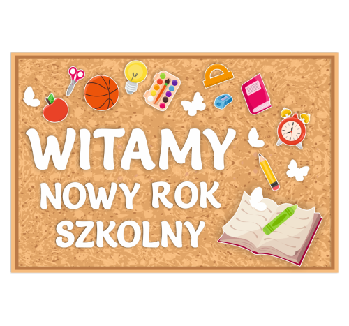Dekoracja - Witamy nowy rok szkolny (~A3, jednostronna)