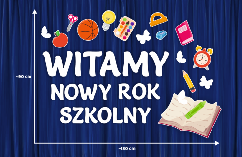 Dekoracja - Witamy nowy rok szkolny (~A3, jednostronna)