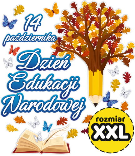 Dekoracja - Dzień Edukacji Narodowej - wzór 4 (rozmiar XXL)