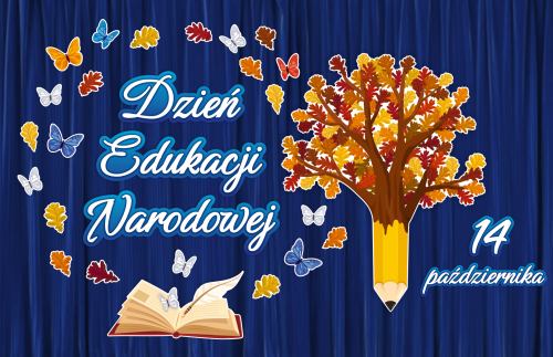 Dekoracja - Dzień Edukacji Narodowej - wzór 4 (rozmiar XXL)