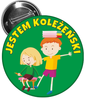 Przypinka - Jestem Koleżeński