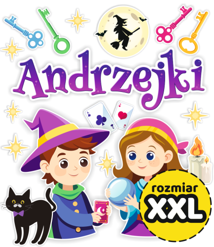 Dekoracja - Andrzejki (rozmiar XXL)
