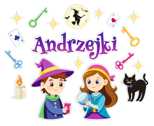 Dekoracja - Andrzejki (rozmiar XXL)