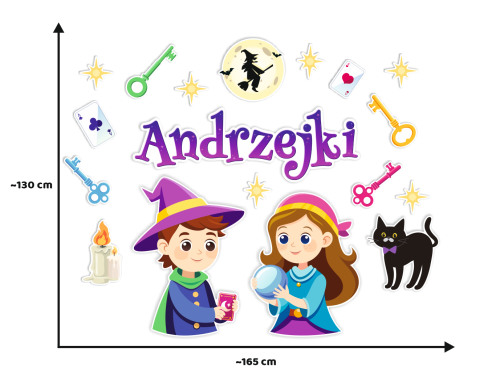 Dekoracja - Andrzejki (rozmiar XXL)