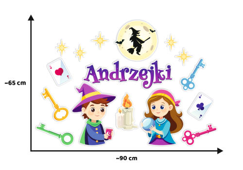 Dekoracja - Andrzejki (jednostronna)
