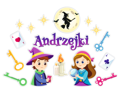 Dekoracja - Andrzejki (jednostronna)