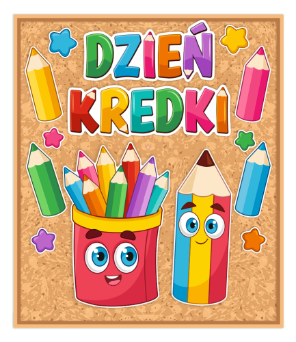 Dekoracja - Dzień Kredki (~A3, jednostronna)