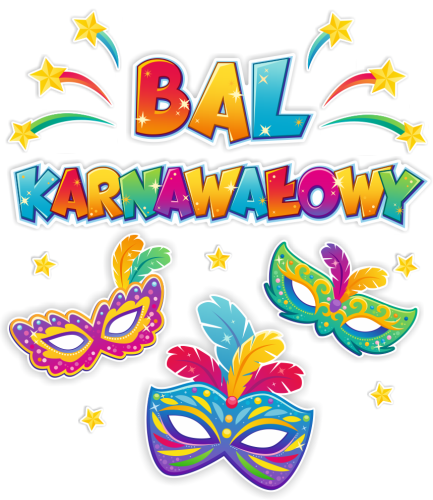 Dekoracja - Bal Karnawałowy - wzór 3 (rozmiar XXL)