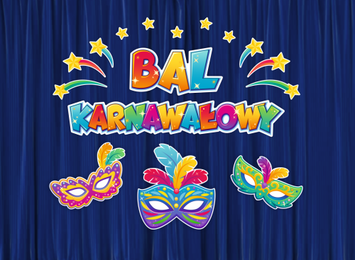 Dekoracja - Bal Karnawałowy - wzór 3 (rozmiar XXL)