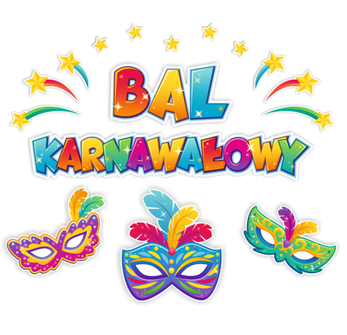 Dekoracja - Bal Karnawałowy - wzór 3 (rozmiar XXL)