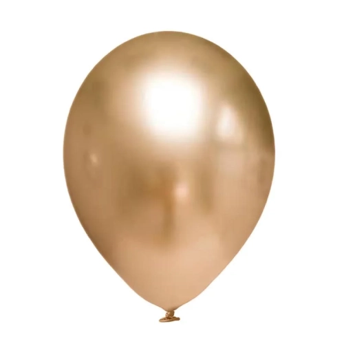 Balony Złote Chromowane duże 30cm (25 szt.)