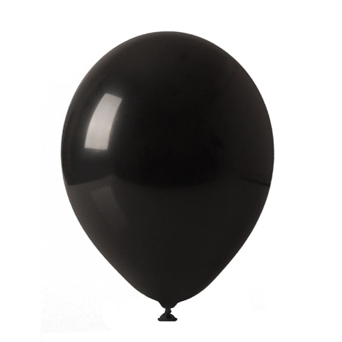 Balony Czarne duże 30cm (25szt.)