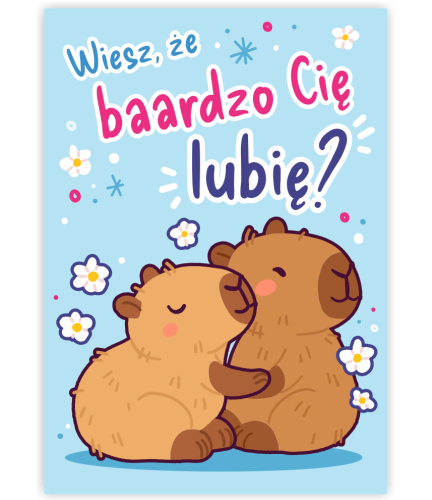 KARTKA WALENTYNKOWA - wzór 19 (format A6)