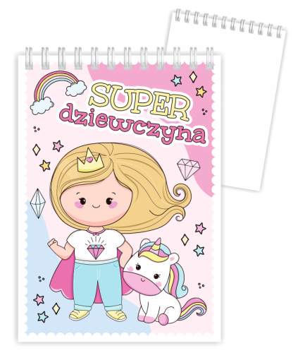 Notes SUPERDZIEWCZYNA wzór 1 (A6)