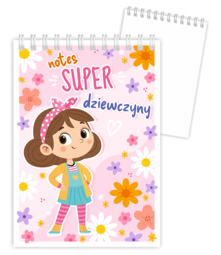 Notes SUPERDZIEWCZYNY - wzór 2 (A6)