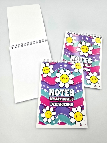 notes kwiaty dzień kobiet prezent szkoła