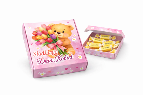 Pudełko prezentowe - DZIEŃ KOBIET (wzór 3)