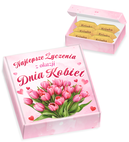Pudełko prezentowe - DZIEŃ KOBIET (wzór 4)