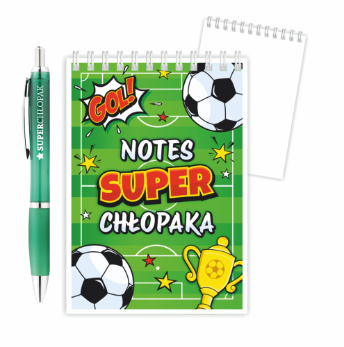 Zestaw prezentowy Dzień Chłopaka (notes + długopis) - wzór 2