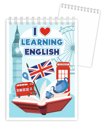 Notes JĘZYK ANGIELSKI - wzór 1 (A6)